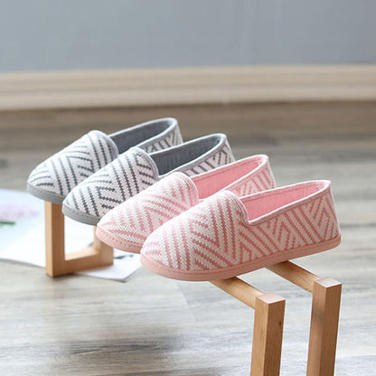 Striped Breathable Postpartum Home Slippers