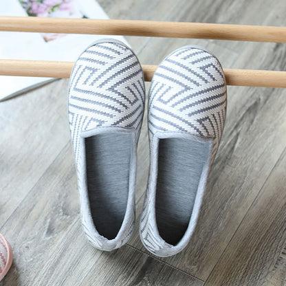 Striped Breathable Postpartum Home Slippers