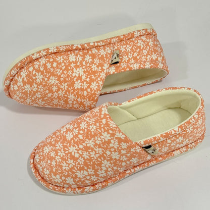 Rustic Floral Non-Slip Canvas Home Slippers - image 5