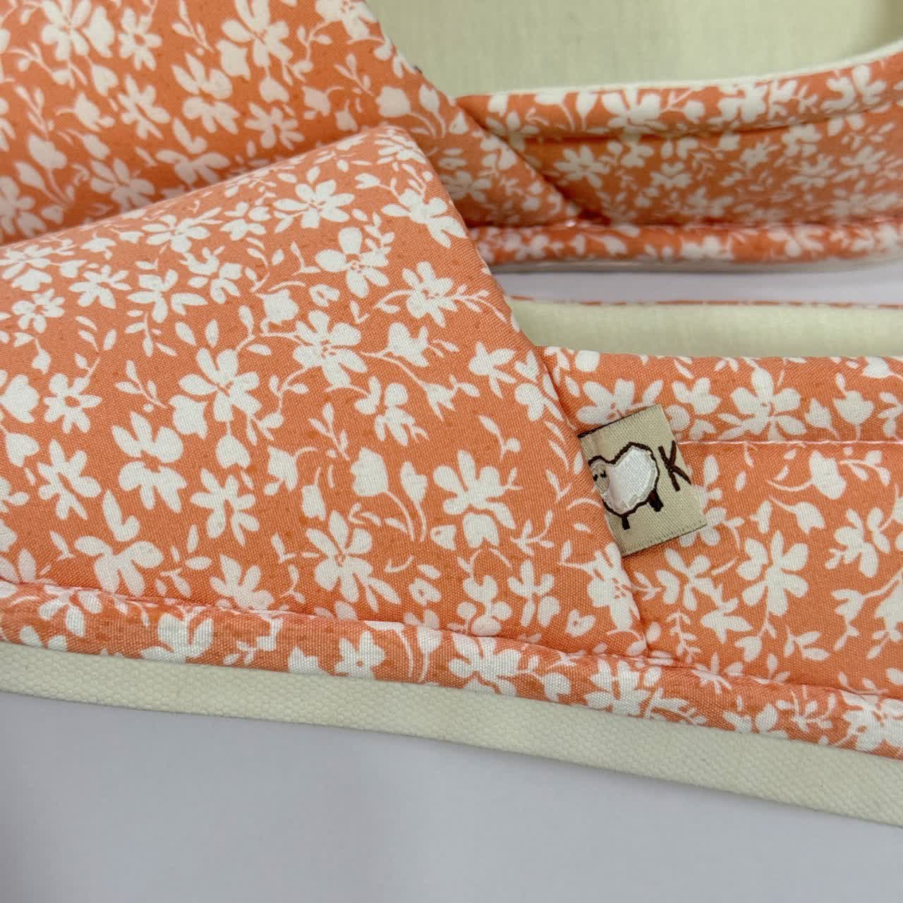 Rustic Floral Non-Slip Canvas Home Slippers - image 9