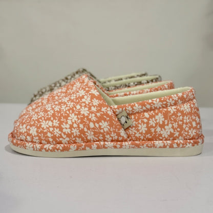 Rustic Floral Non-Slip Canvas Home Slippers - image 3