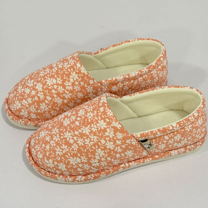 Rustic Floral Non-Slip Canvas Home Slippers - image 4