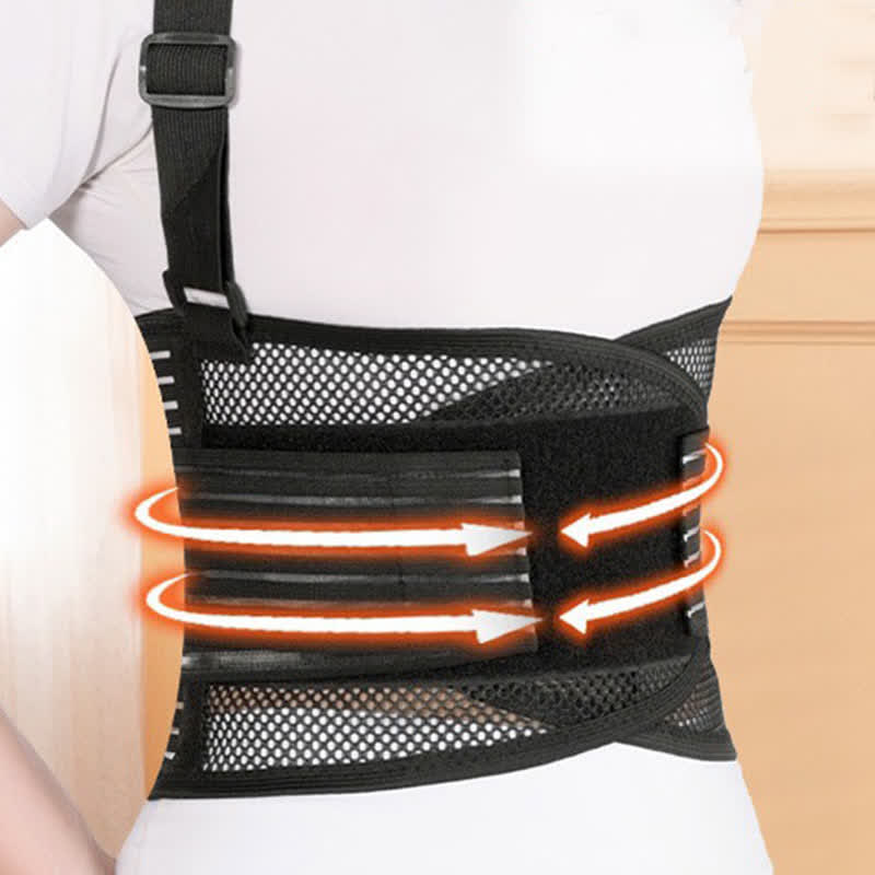 Adjustable Breathable Compression Support Waist Brace - image 3