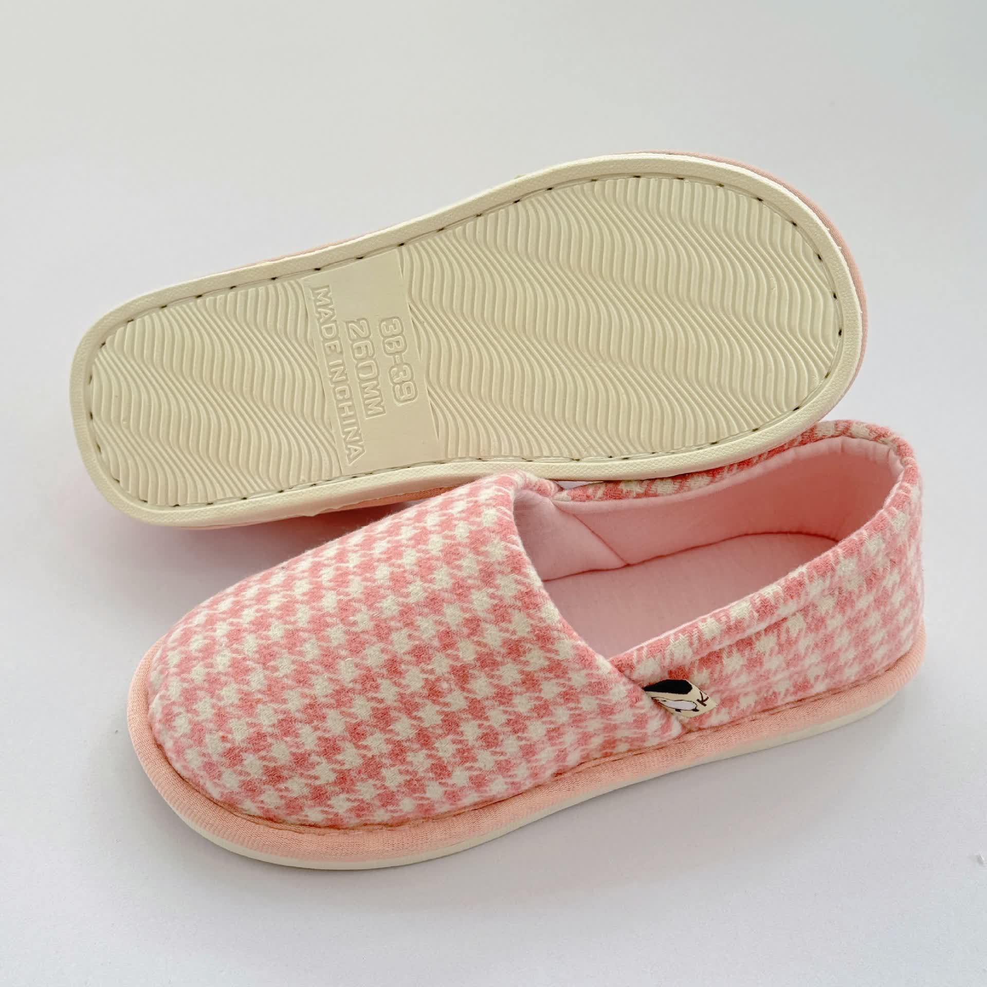 Plaid Non-Slip Lightweight Home Slippers - image 6