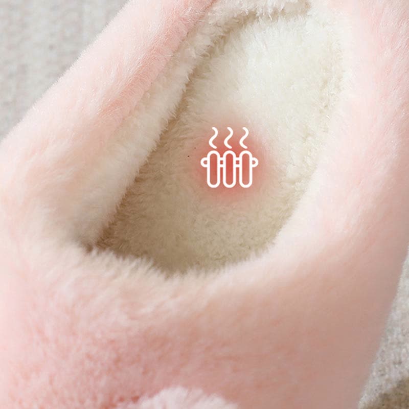 Cute Cartoon Kitten Indoor Plush Slippers - image 8