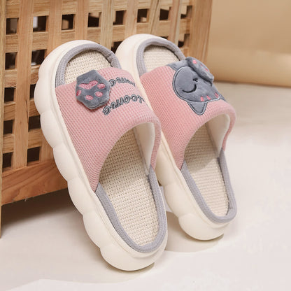Cute Cartoon Kitten Home Slippers - image 7