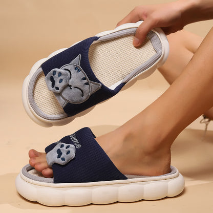 Cute Cartoon Kitten Home Slippers - image 13