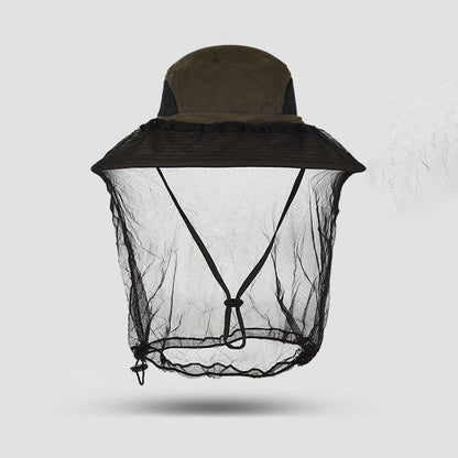 Outdoor Sun Protection and Anti-mosquito Bucket Hat - Army Green - One Size - image 7