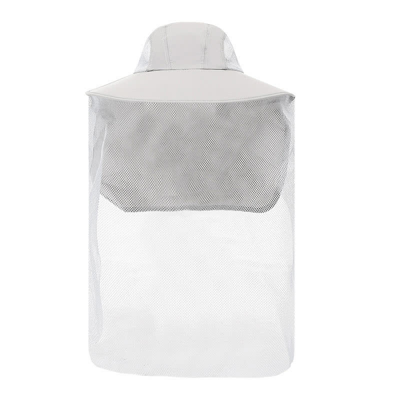 Outdoor Protective Wide Brim Bucket Hat - Light Gray - One Size - image 3