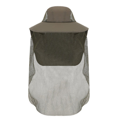 Outdoor Protective Wide Brim Bucket Hat - Olive Green - One Size - image 1
