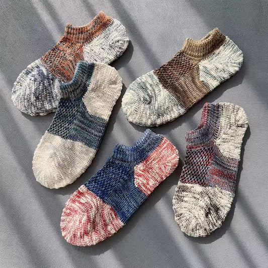 Retro Style Knitted Socks(5 Pairs)