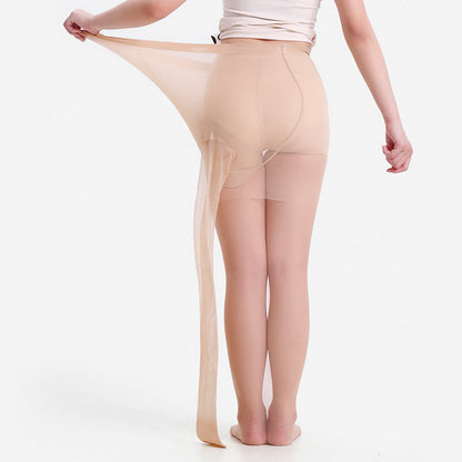 Plus Size Solid Color Pantyhose(3 Pairs) - image 25