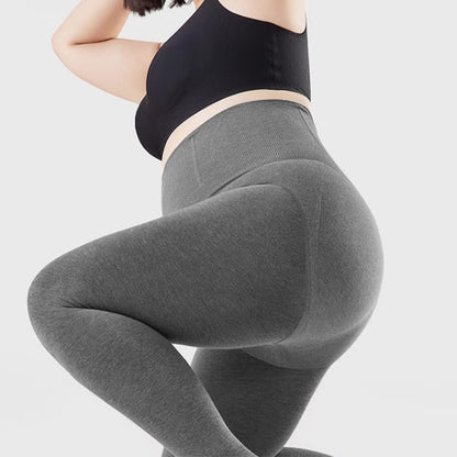 High Waist Solid Color Open Toe Pantyhose - image 4