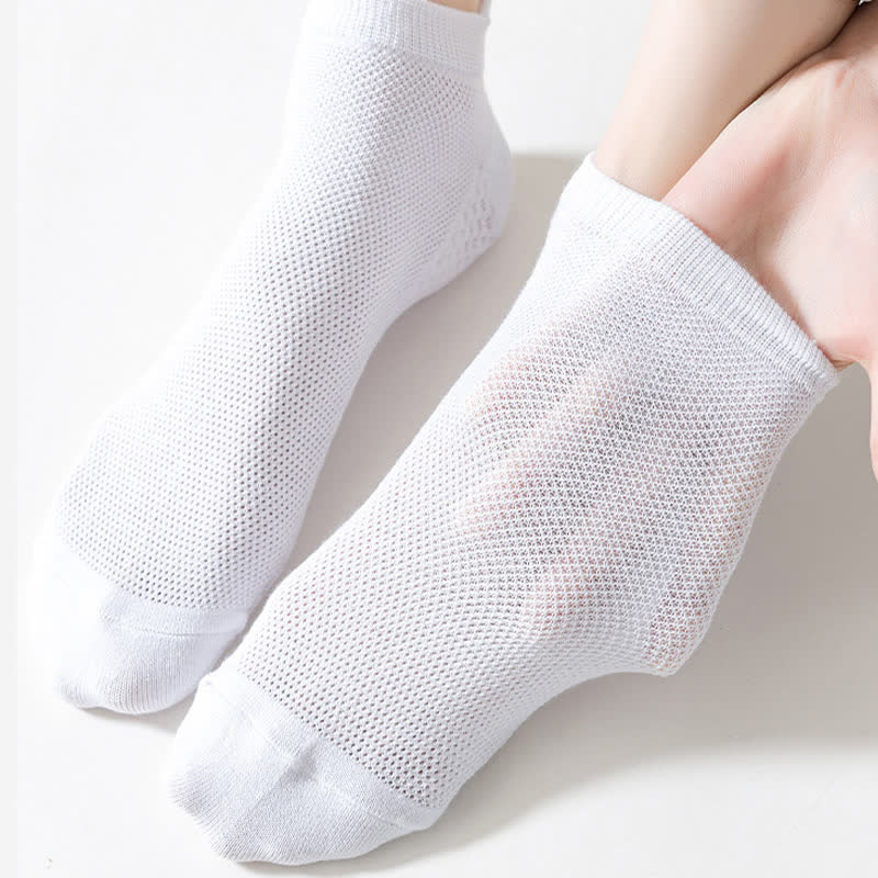 Thin Mesh Breathable Cotton Ankle Socks(6 Pairs)