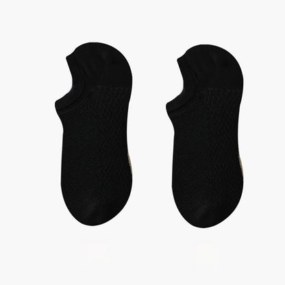 Plus Size Breathable Mesh Ultra-Thin No Show Socks(8 Pairs)