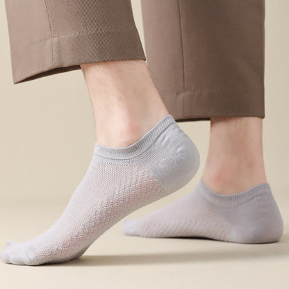 Plus Size Breathable Mesh Ultra-Thin No Show Socks(8 Pairs)