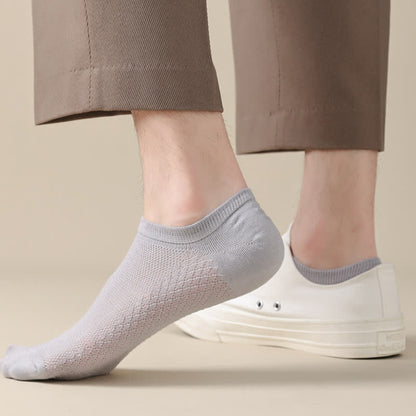 Plus Size Breathable Mesh Ultra-Thin No Show Socks(8 Pairs)