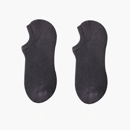 Plus Size Breathable Mesh Ultra-Thin No Show Socks(8 Pairs)