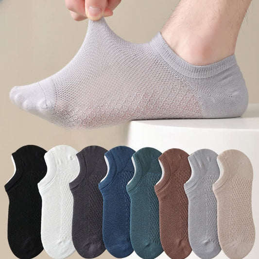 Breathable Mesh Ultra-Thin No Show Socks(8 Pairs) - image 0