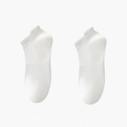 Thin Breathable Cotton No Show Socks(8 Pairs) - White - EU42-48(US8.5-13) - image 11