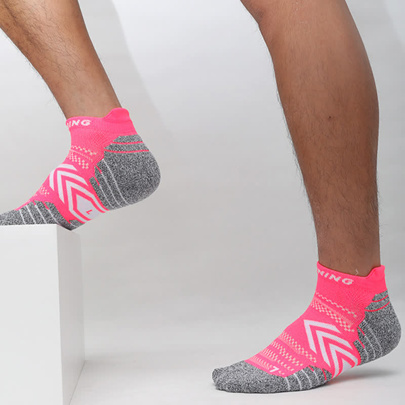 Bright Color Arrow Breathable Sports Ankle Socks(6 Pairs)