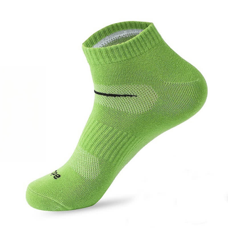 Simple Sports Sweat-absorbent Cotton Ankle Socks(6 Pairs)