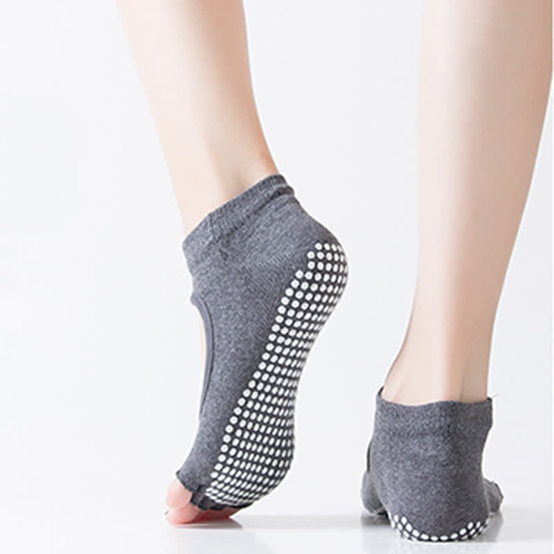 Non-Slip Five-Toe Open Toe Yoga Socks(5 Pairs)