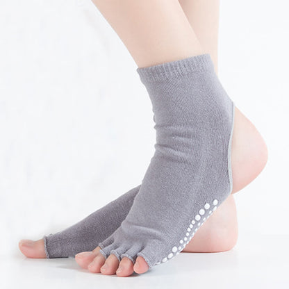 Open Toe Open Heel Yoga Sports Socks(6 Pairs)