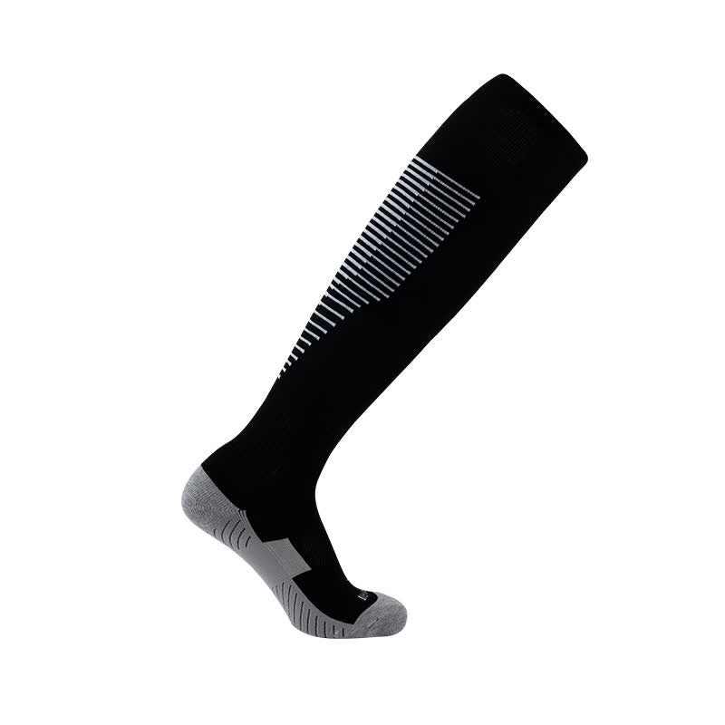 Sweat-absorbent Knee-high Sports Soccer Socks(5 Pairs)