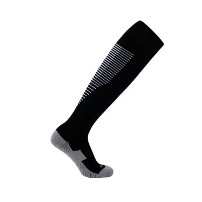 Sweat-absorbent Knee-high Sports Soccer Socks(5 Pairs)