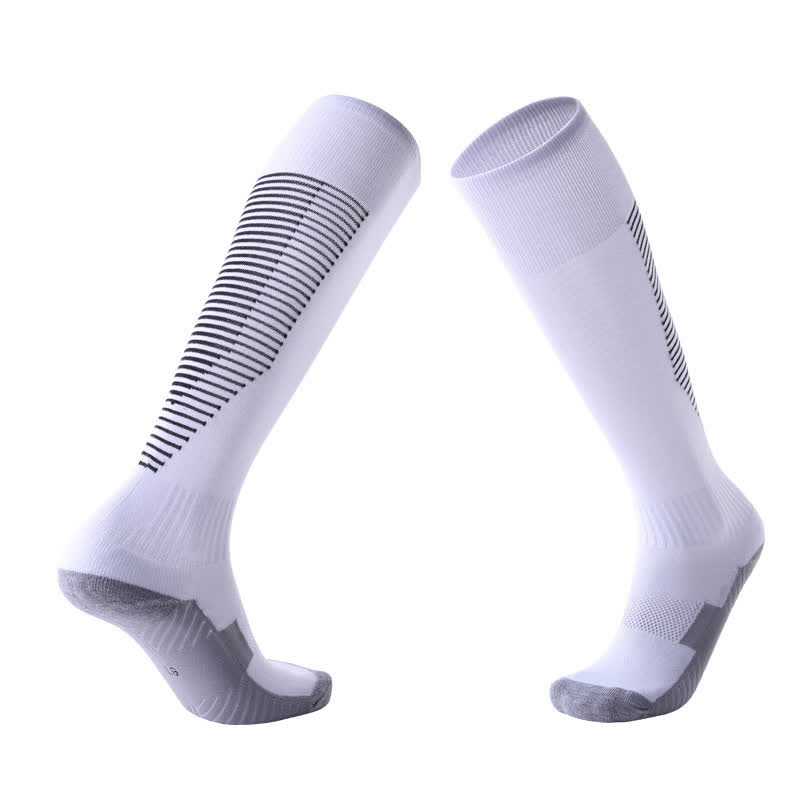 Sweat-absorbent Knee-high Sports Soccer Socks(5 Pairs)