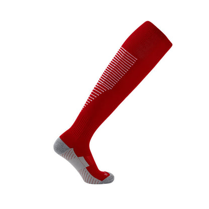 Sweat-absorbent Knee-high Sports Soccer Socks(5 Pairs)