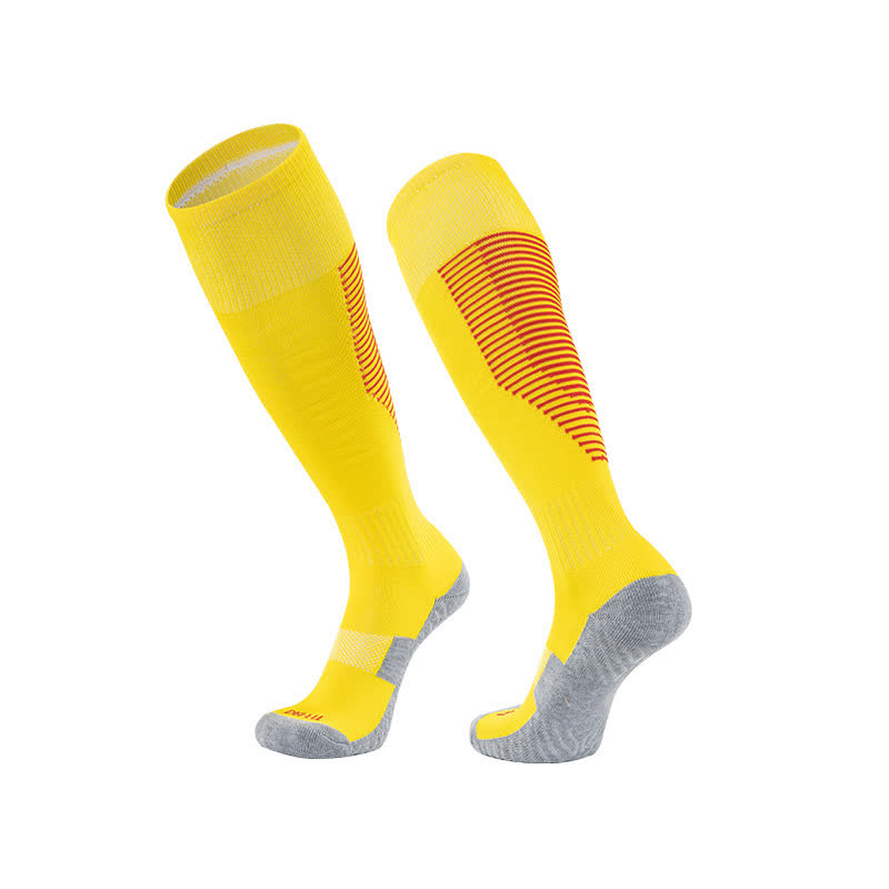 Sweat-absorbent Knee-high Sports Soccer Socks(5 Pairs)