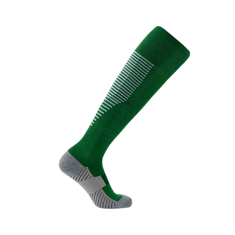 Sweat-absorbent Knee-high Sports Soccer Socks(5 Pairs)