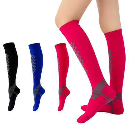 Geometric Pattern Compression Socks(3 Pairs)
