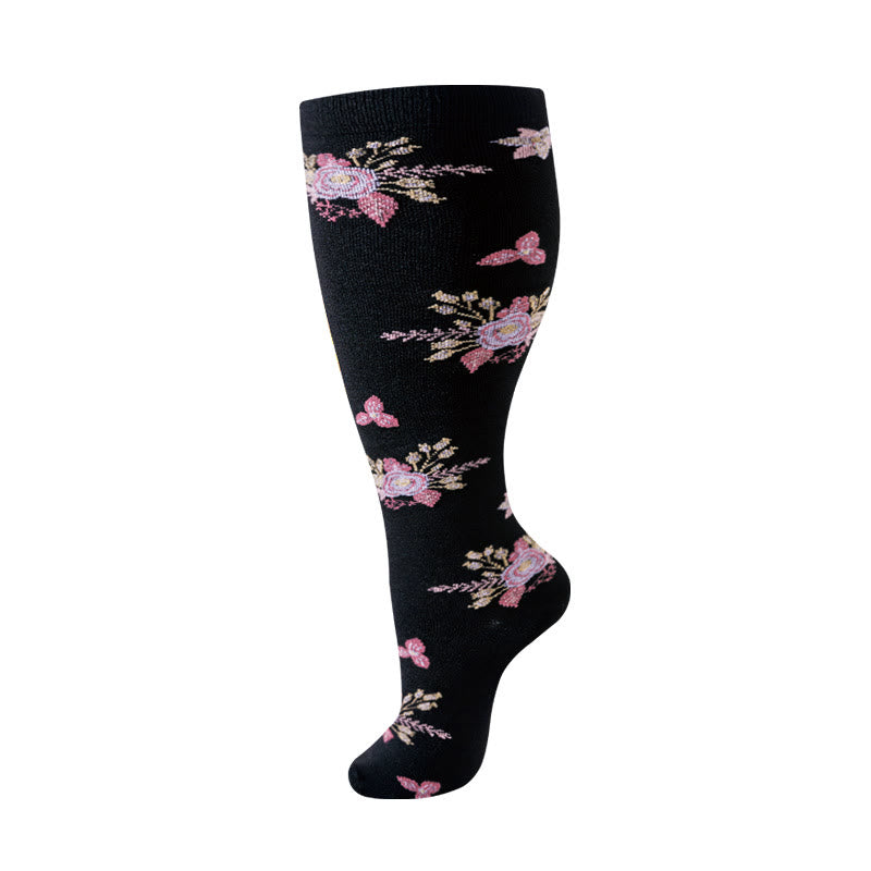 Plus Size Defoliation Compression Socks(3 Pairs)