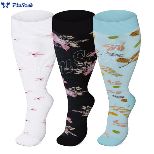 Plus Size Defoliation Compression Socks - image 0