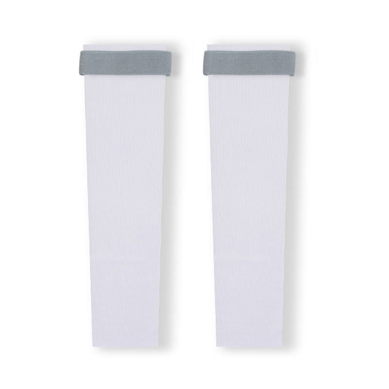 Lightweight Seamless Leg Sleeves with Strap - Light Blue - XL - image 8