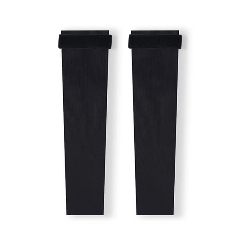 Lightweight Seamless Leg Sleeves with Strap - Black - XL - image 11
