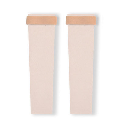 Lightweight Seamless Leg Sleeves with Strap - Beige - XL - image 7
