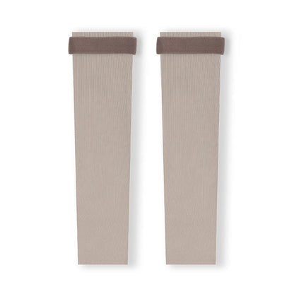 Lightweight Seamless Leg Sleeves with Strap - Camel - XL - image 9