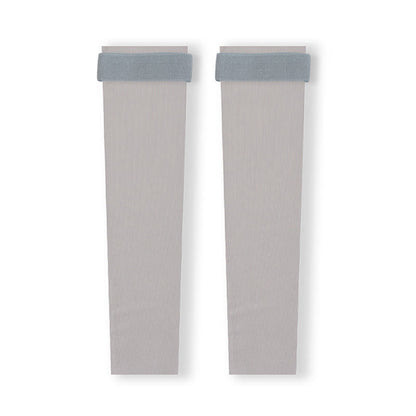 Lightweight Seamless Leg Sleeves with Strap - Grey - XL - image 10
