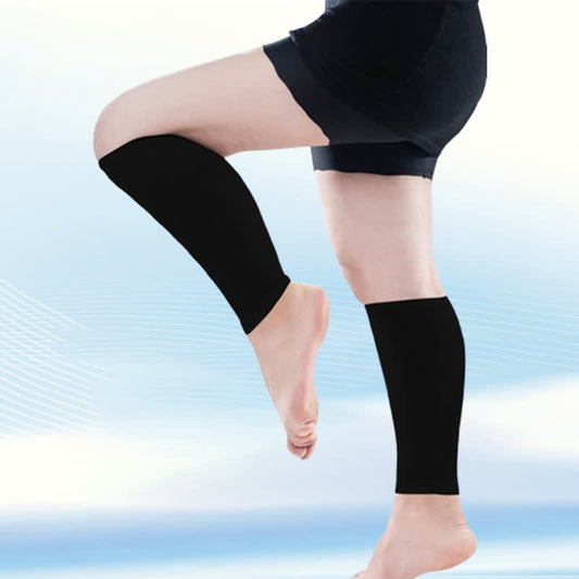 Plus Size Medical Compression Calf Socks(30-40mmhg) - Black - 5XL - image 0