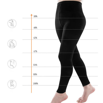 Plus Size Medical Compression Tights(30-40mmhg)