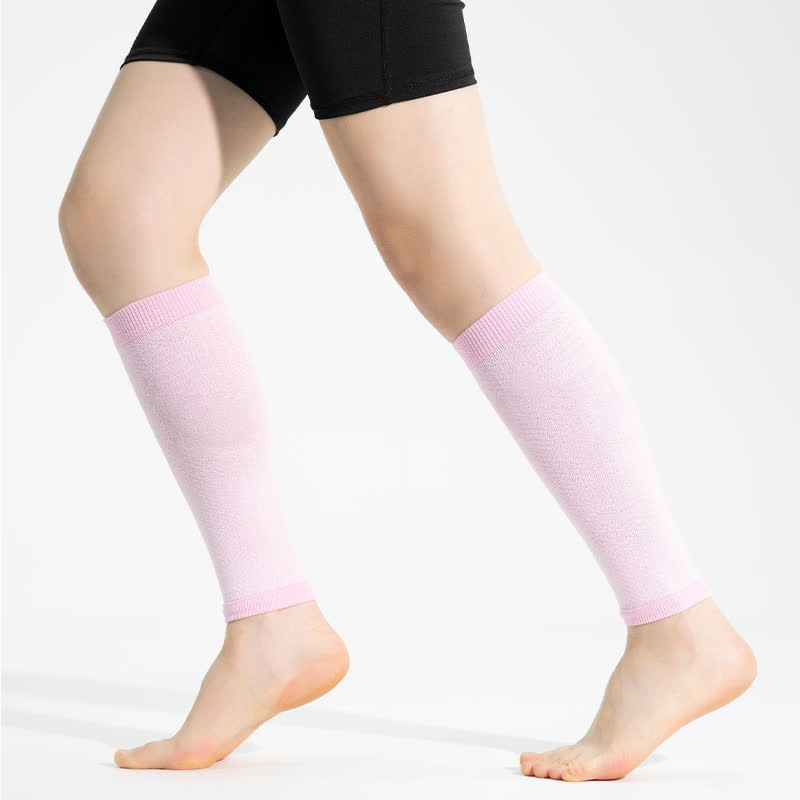 Contrast Trim Sports Calf Compression Sleeves