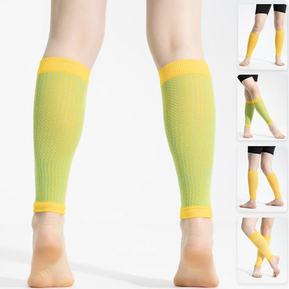 Contrast Trim Sports Calf Compression Sleeves