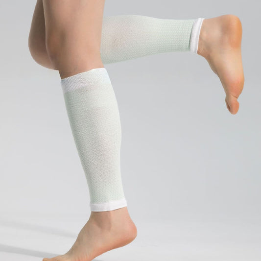 Contrast Trim Sports Calf Compression Sleeves