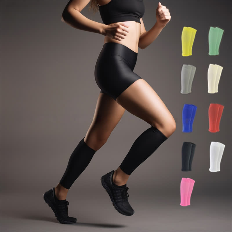 Plus Size Solid Color Calf Compression Sleeves