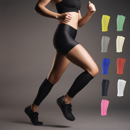 Plus Size Solid Color Calf Compression Sleeves - image 1