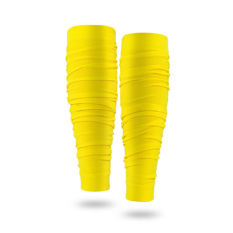 Outdoor Ruched Compression Calf Sleeves